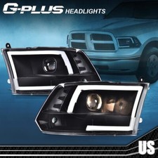 Fit For 2009-2018 Dodge Ram 1500 2500 3500 Led Drl Projector Headlights