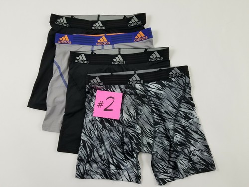 Adidas Herren (4er Pack) Boxershorts Sport Stretch Unterwäsche Größe S