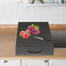 Stove Top Cover Noodle Board Stove Covers with A Handle Range Burner Cover Grey