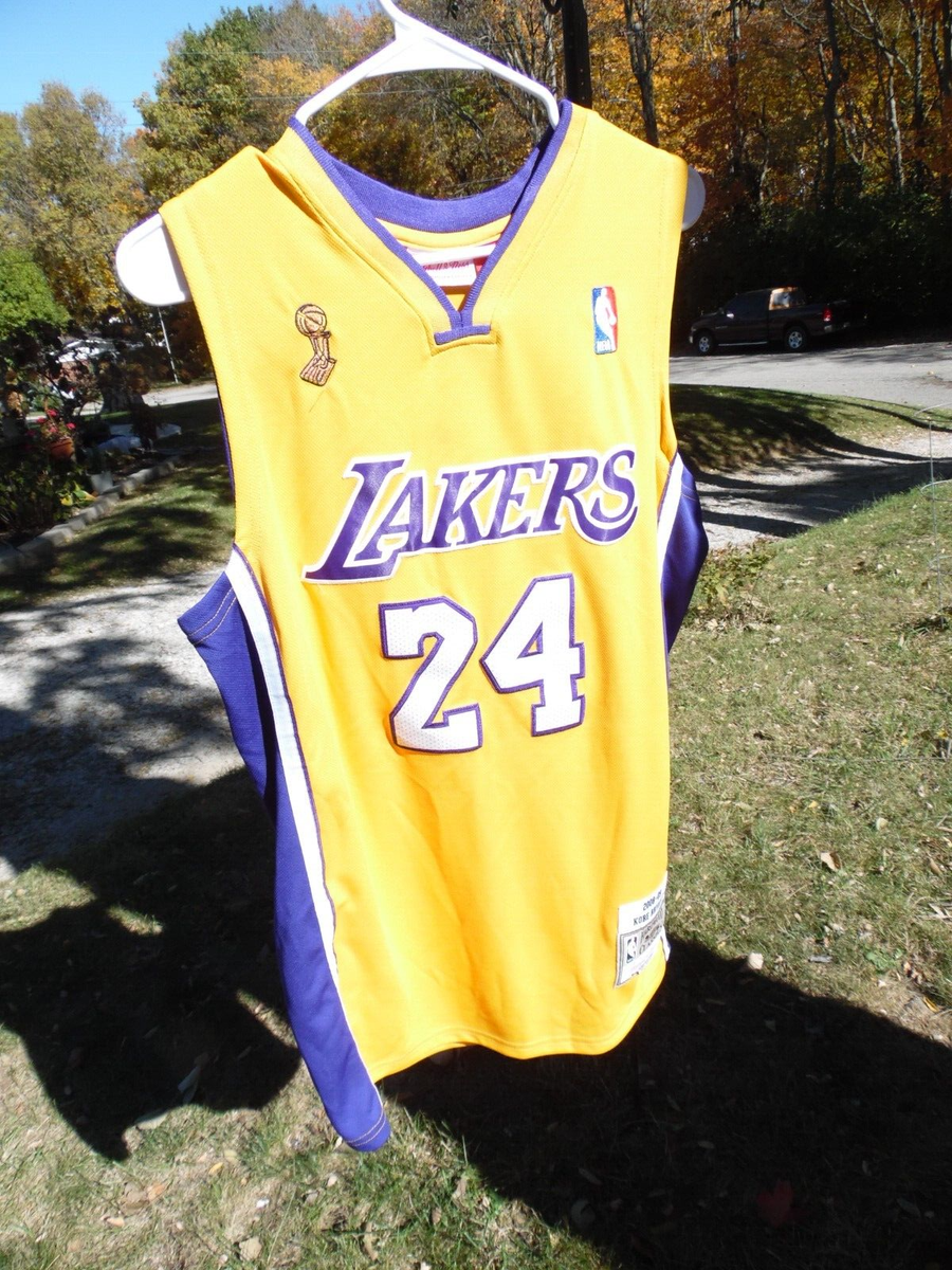 Kobe Bryant #24 Lakers 2008-2009 USA Olympics Yellow Jersey