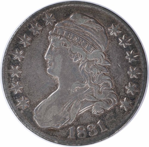 1831 Büste Silber Half Dollar vz ungeprüft #919 - Bild 1 von 2