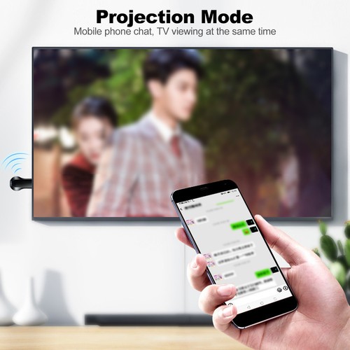 M9 Wireless Display Adapter WiFi 1080P Mobile Screen Mirroring Receiver Dongle - Afbeelding 4 van 10