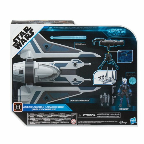STAR WARS MISIÓN FLOTA CLASE STELLER 2,5 PULGADAS BO-KATAN Y GUANTEETE STARFIGHTER - Imagen 10 de 10