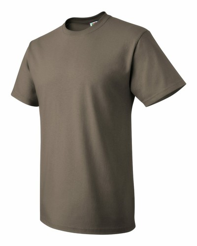 Fruit of the loom Men's HD Cotton Plain Crew Neck Short Sleeves T-Shirt 3931 - Picture 33 of 45