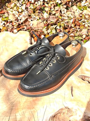 靴 RUSSELL MOCCASIN FISHING OXFORD BLACK Fishing Oxford – Russell Moccasin
