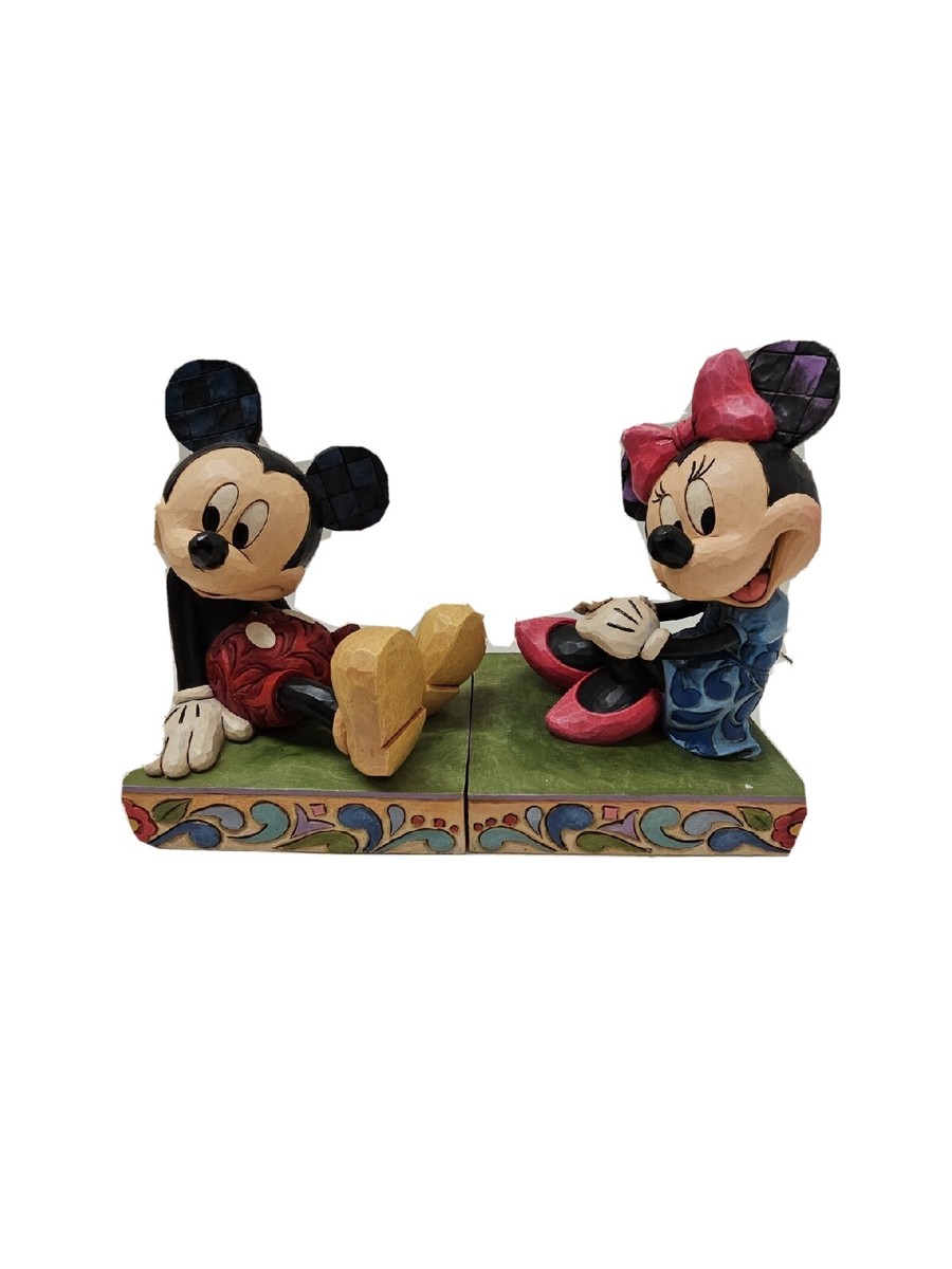 BOOKENDS Mickey & Minnie Mouse - Disney Showcase - Jim Shore