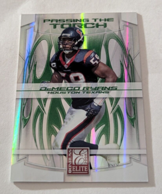 2008 DONRUSS ELITE PASSING THE TORCH PATRICK WILLIS DEMECO RYANS