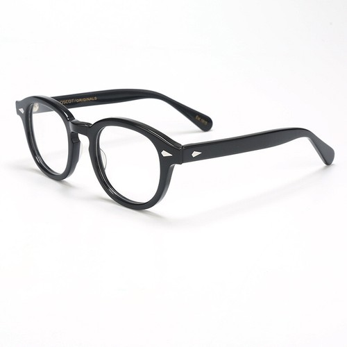 Classic Acetate Eyeglass Frame Retro Spectacles Johnny Depp Glasses  44 24-140mm - Picture 8 of 19