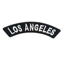 City of Los Angeles Rocker Patch Embroidered DIY Iron-on Embroidery Applique