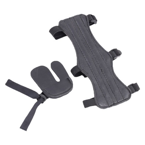 PU Leather Archery Arm Guard Hollow Armband Protection Safe Training Accessories - Picture 6 of 11