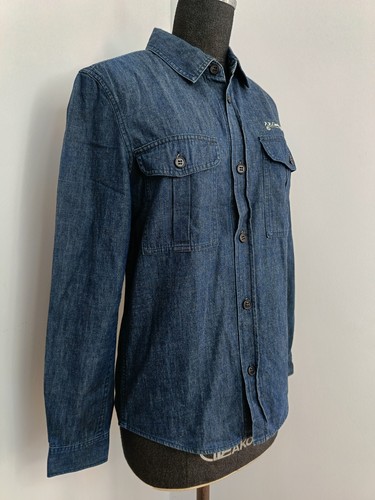 APC A.P.C. Japan ladies indigo denim shirt XS - Picture 3 of 15