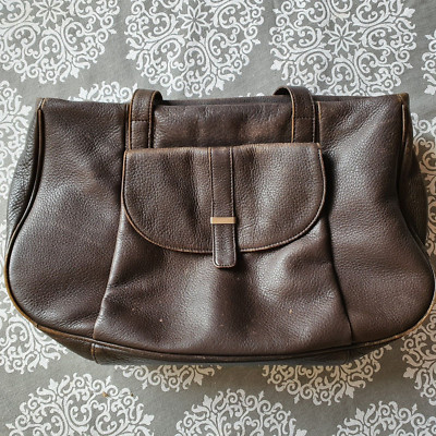 BREE Leder Tasche Original dunkelbraun mittelgroß
