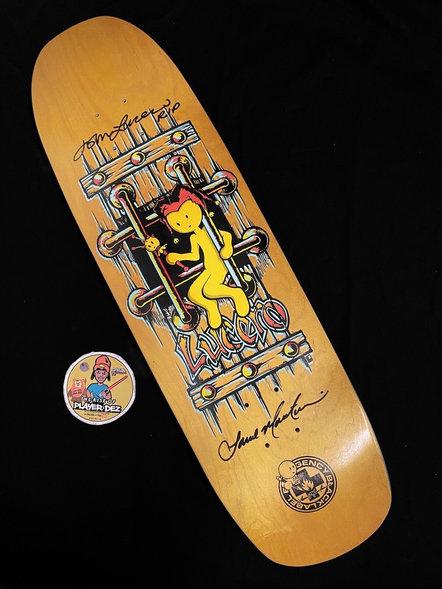 RARE SIGNED Lance Mountain & John Lucero Black Label Skateboard
