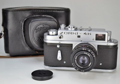 Zorki 4K　Industar50 f3.5 Zorki-4K Rangefinder Camera with Industar-50 50mm f/3.5 Lens
