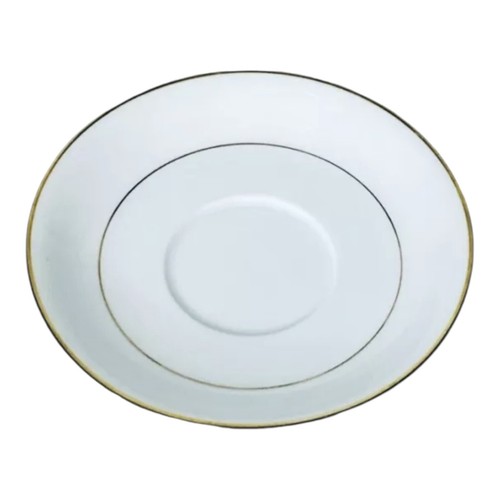 Noritake DAWN 5930 Weißgold Porzellan Untertasse NEU - Bild 2 von 3