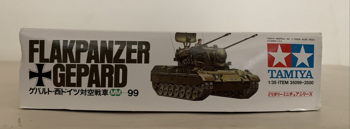 1/35 Tamiya Flakpanzer Gepard #35099 | eBay