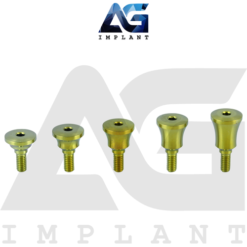 10 Wide Concave Anatomic System Healing Cap Ø5.5 Dental With Screw Hexagon 2.42 - Picture 2 of 7