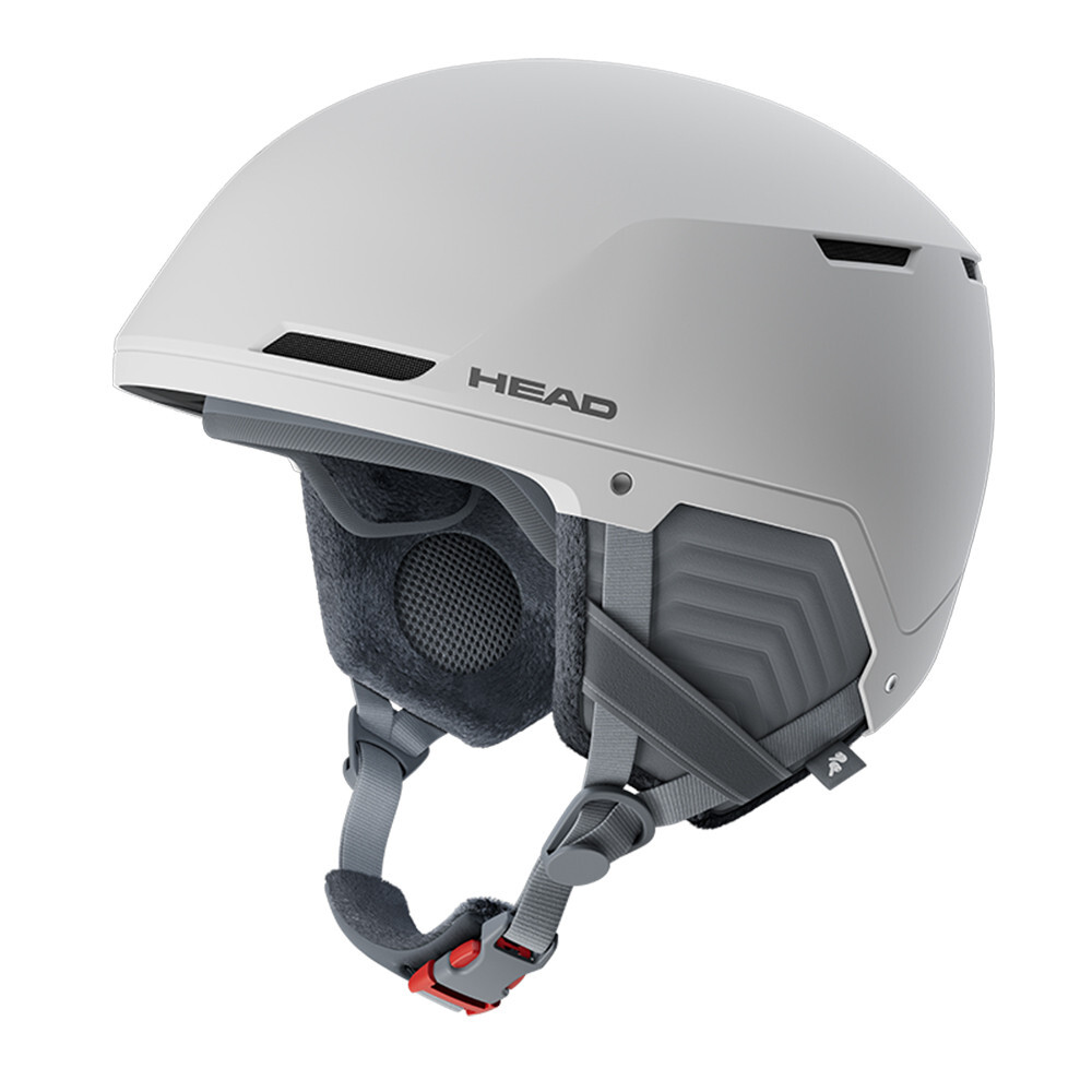 Casque de ski femme blanc Compact Pro W avec ventilation intégrée