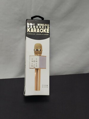 FUNKY RICO (3 in 1) Karaoke Microphone/Speaker/Charger  NEW IN BOX 