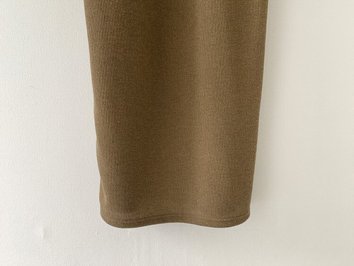 Damen gemischte Farben Patchwork Langarm Rundhals Gürtel Slim Fit Strickkleid - Bild 10 von 12