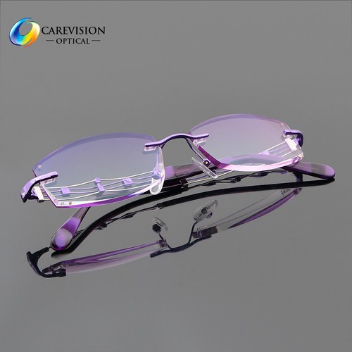 Gafas de lectura de diseño para mujer sin montura lentes tintadas de filo de corte +1,00 a +4,00 - Imagen 32 de 36