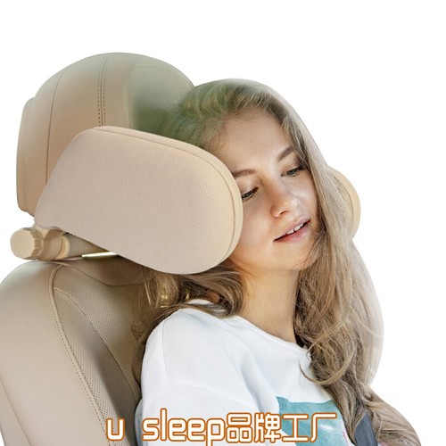 1x Car Seat Pillow Headrest Neck Support for Kids Adults Travel Sleeping Cushion - Picture 3 of 10