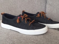 Women s SPERRY Top Sider STS87659 Pier Wave Denim Navy Blue Shoes size 9 Ex Cond