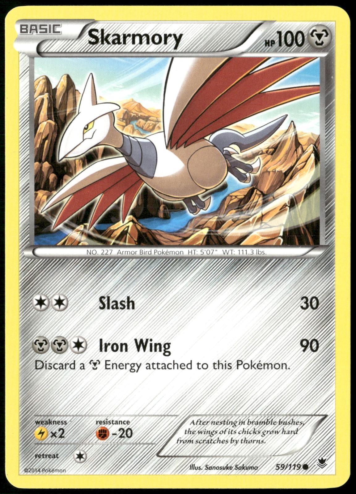 Skarmory 59/119 C Phantom Forces 2014