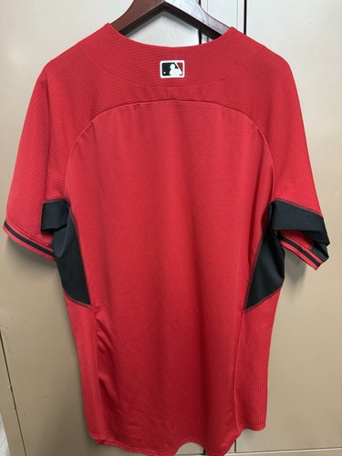Majestic Authentic Cincinnati Reds Button Jersey Shirt Size 44 MLB - Picture 2 of 4