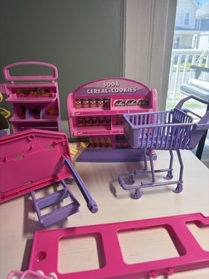 1994 Barbie So Much To Do Supermarket Incomplete