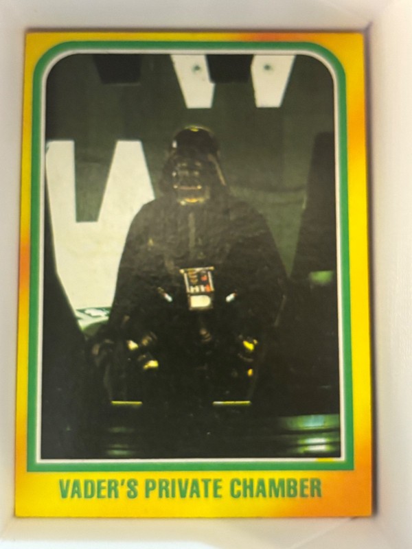 1980 Topps Star Wars Empire Strikes Back Series 3 #316 Vader's Private Chamber