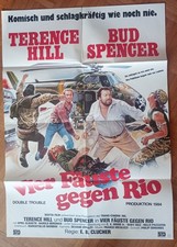 Filmplakat VIER FÄUSTE GEGEN RIO A1 Bud Spencer Terence Hill Motiv B SELTENST!