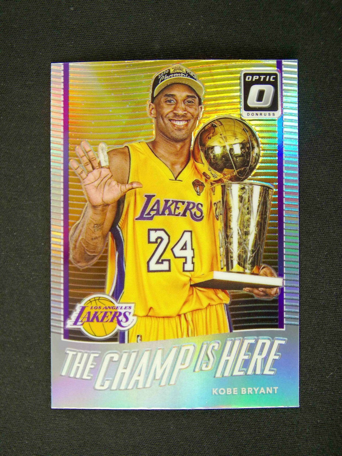 2017-18 Panini Donruss Optic Kobe Bryant #6 The Champ Is Here Holo