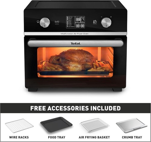 Tefal FW606840 Four Easy Fry avec Accessoires Friteuse à Air 20L Noir - Photo 3/8