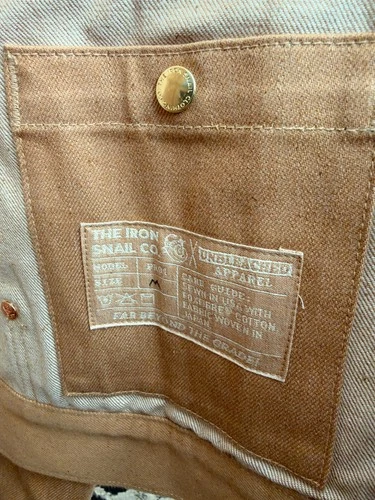 Iron Snail The Prologue V3 in FoxFibre Denim Jacket in Size Medium image 5