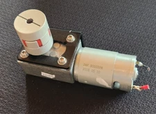 DC24V 12rpm Worm Gear Motor High Torque with bracket and coupler