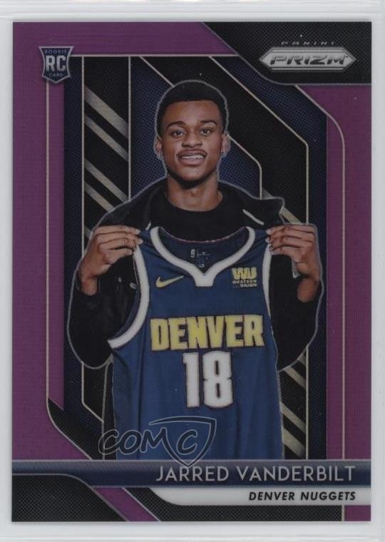 2018-19 Panini Prizm Purple Prizm /75 Jarred Vanderbilt #42 5w5