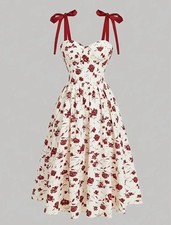 Womens Floral Print Dress