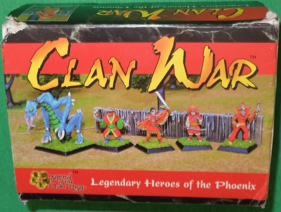 WOTC Clan War Legend of the Five Rings Minis: Legendary Heroes of Phoenix in OB - Изображение 4 из 4