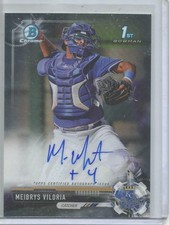Meibrys Viloria 2017 Bowman Chrome Autograph Rookie