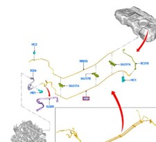 Ford Ecosport Fuel Systeme Line Tube 2371384 Nouveau authentique