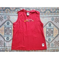 Vintage Y2K Tommy Hilfiger Made in USA Red Sleeveless Tank Top Shirt
