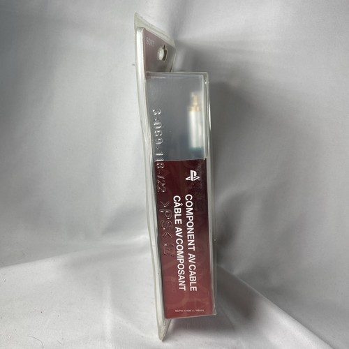 OEM OFFICIAL Sony PlayStation Component AV Cable PS2 PS3 Gold Tip New Sealed. - Picture 8 of 8