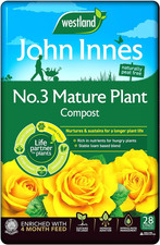 Westland 30L John Innes No.3 Mature Plant Compost for Healthy Growth 0.44 per litre
