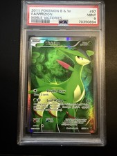PSA 9 Pokemon TCG 2011 Noble Victories Virizion FA Holo 97/101