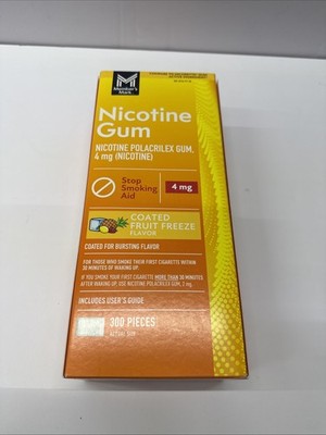 Member's Mark 4 mg Nicotine Polacrilex Gum, Coated Fruit Flavor (300 ct.)
