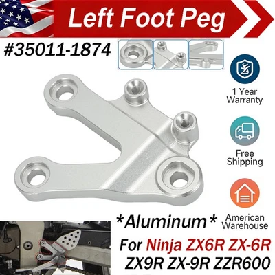 FOR 1998-2002 KAWASAKI NINJA ZX6R ZX600 LEFT FRONT FOOTREST