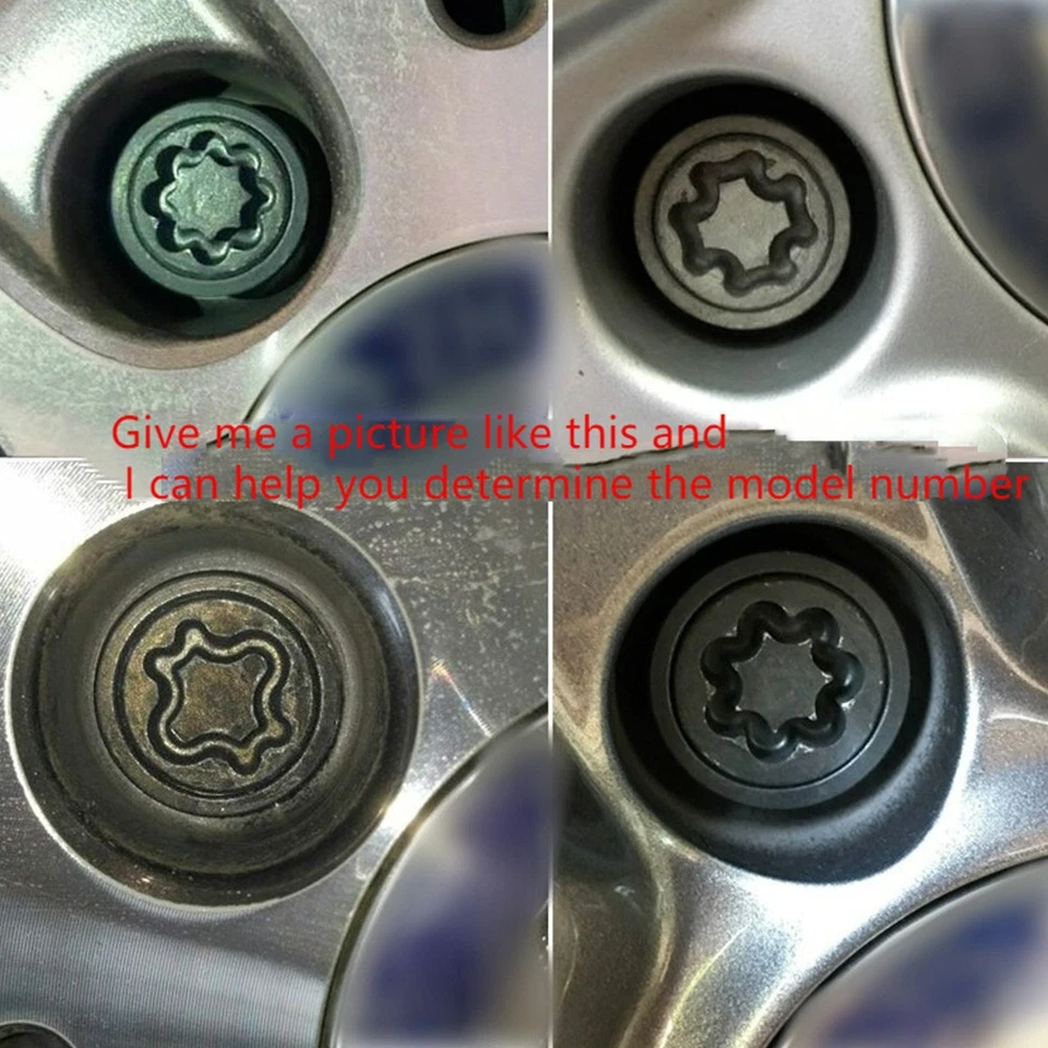 Für VW Anti-Diebstahl Felgenschloss Security Master Radsicherung Schlüssel Nuss - Bild 3 von 4