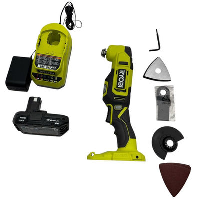 #ad RYOBI 18V Cordless Multi Tool Kit with 2.0 Ah Battery and Charger PCL430K1 OB $69.95