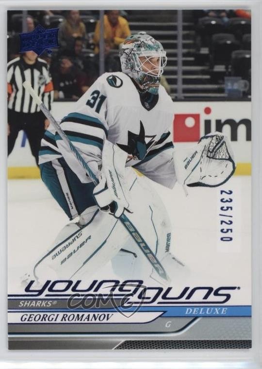 2024 Upper Deck Series 2 Young Guns Deluxe 235/250 Georgi Romanov #457 Rookie RC
